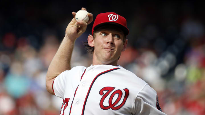Nationals scratch Stephen Strasburg with upper back strain