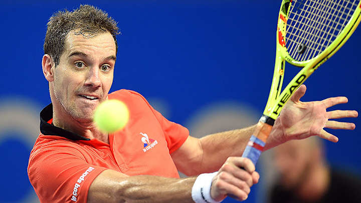 Gasquet beats Brown to set up Montpellier final vs. Mathieu Gasquet beats Brown to set up Montpellier final vs. Mathieu