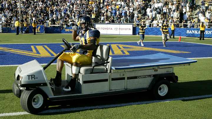 Cal is celebrating Marshawn Lynch’s iconic injury cart ride with a bobblehead