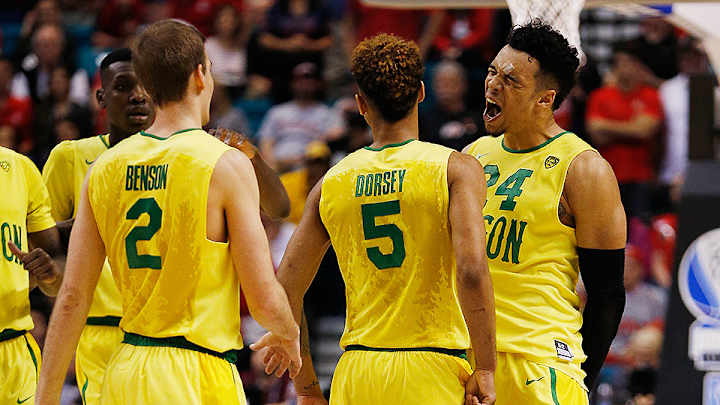 Oregon shows its potential in OT win over Arizona in Pac-12 semis Oregon shows its potential in OT win over Arizona in Pac-12 semis