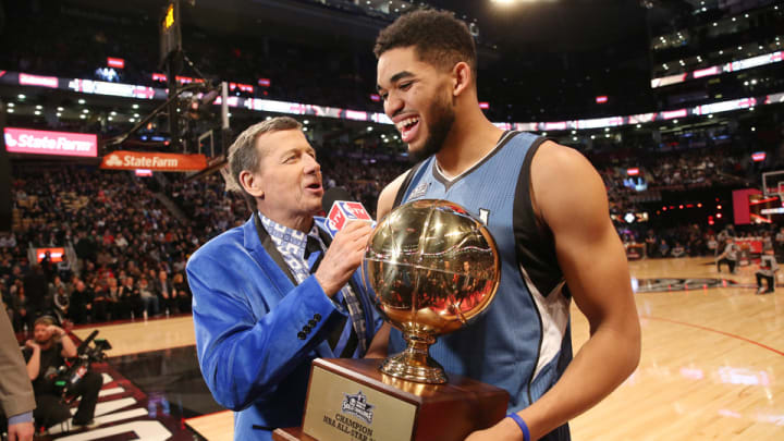 Watch: Karl-Anthony Towns beats Isaiah Thomas to win Skills Challenge