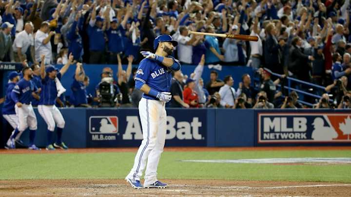 Topps putting Jose Bautista’s bat flip on a baseball card