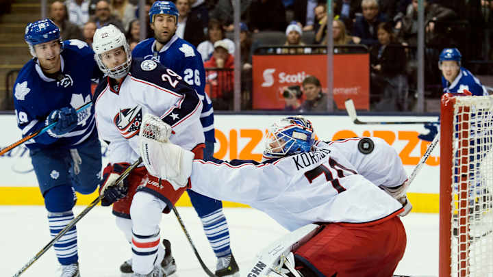 Korpisalo makes 41 saves; Jackets end skid, beat Leafs 3-1