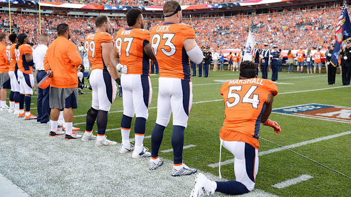 Miami police investigating detaining of Broncos LB Brandon Marshall