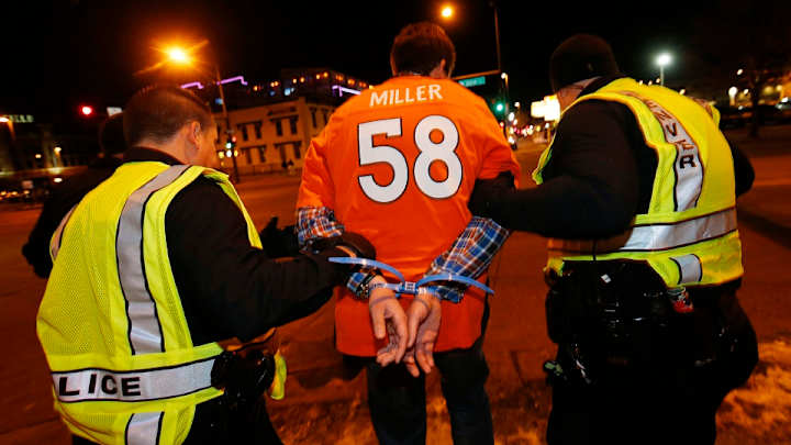 Broncos fans arrested in Denver following Super Bowl win