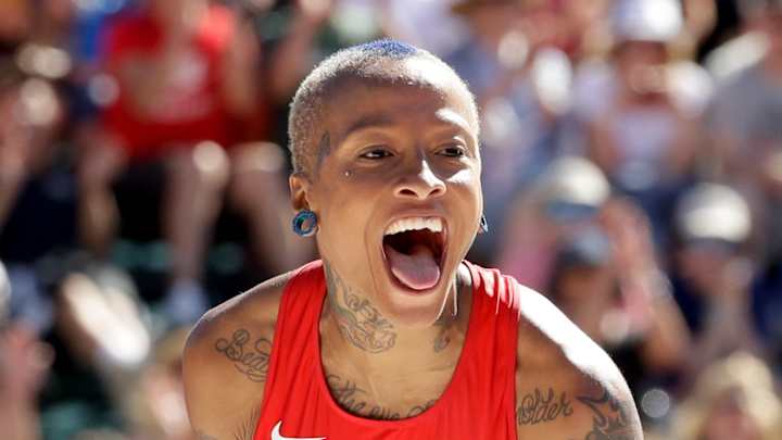 High-jumper Inika McPherson stands out with look, talent