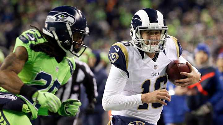 Rams quarterback Jared Goff placed in concussion protocol Rams quarterback Jared Goff placed in concussion protocol