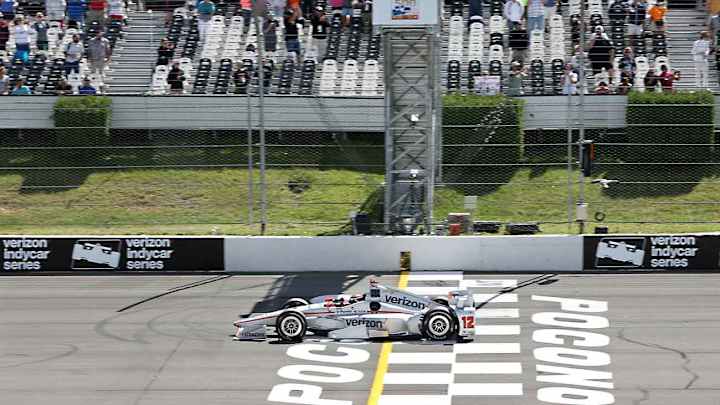 Will Power wins IndyCar race at Pocono; closes points gap