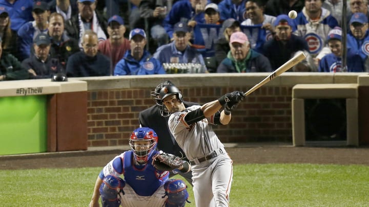 Giants scratch left fielder Angel Pagan with back spasms