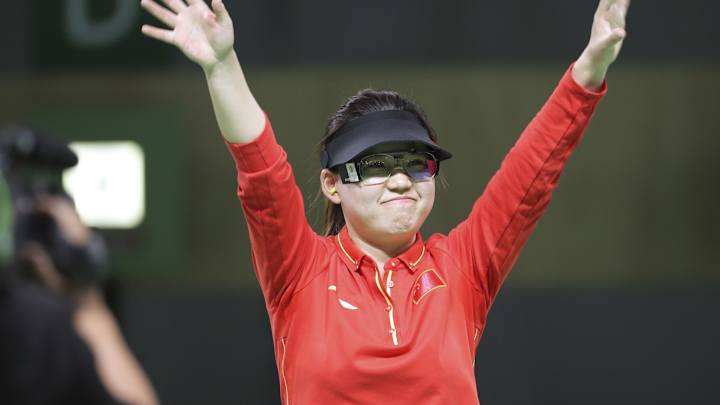 Zhang gives China another women's air pistol gold