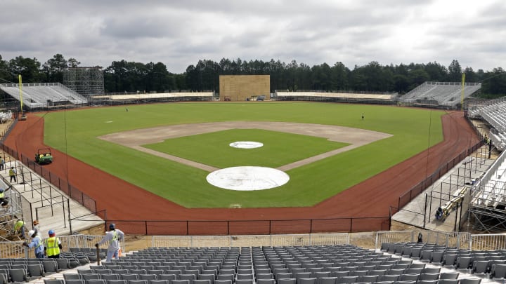 Rain in the forecast for Marlins-Braves game at Fort Bragg