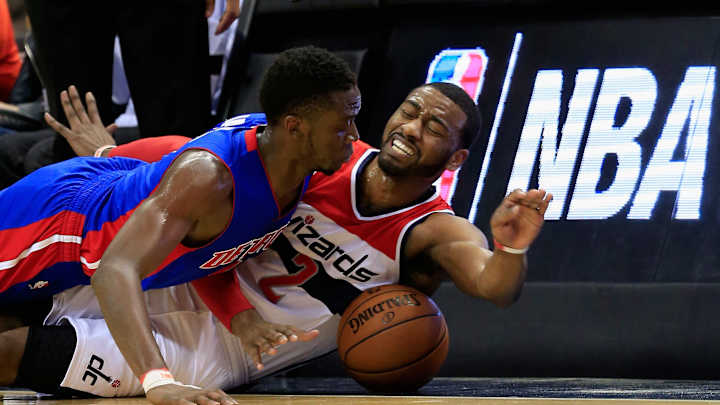 Wall, Nene lead Wizards to 124-81 blowout of Pistons