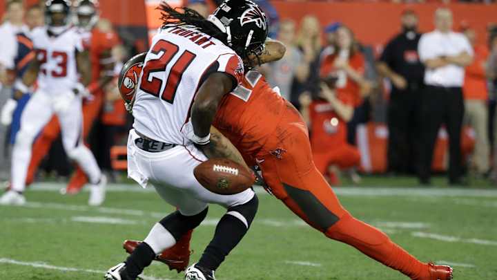 Falcons place Desmond Trufant on IR, waive Matt Wile