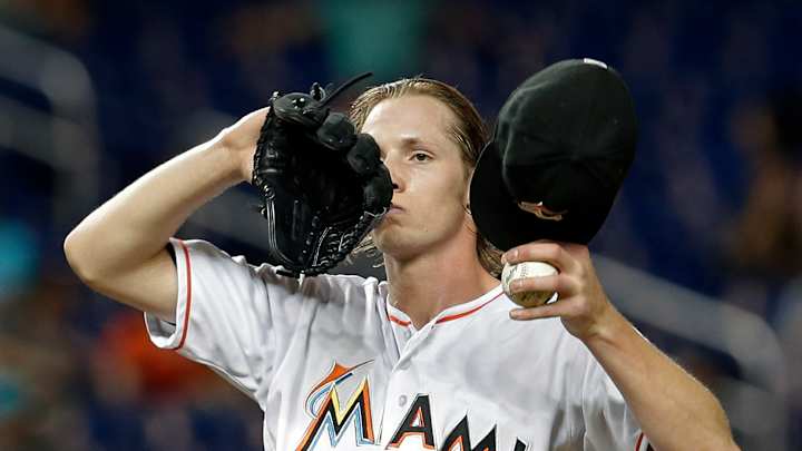 Brewers win rematch against Marlins' Conley, 10-2 Brewers win rematch against Marlins' Conley, 10-2