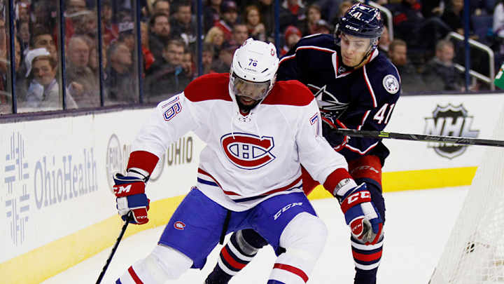 Watch: P.K. Subban scores from center ice against Blue Jackets Watch: P.K. Subban scores from center ice against Blue Jackets