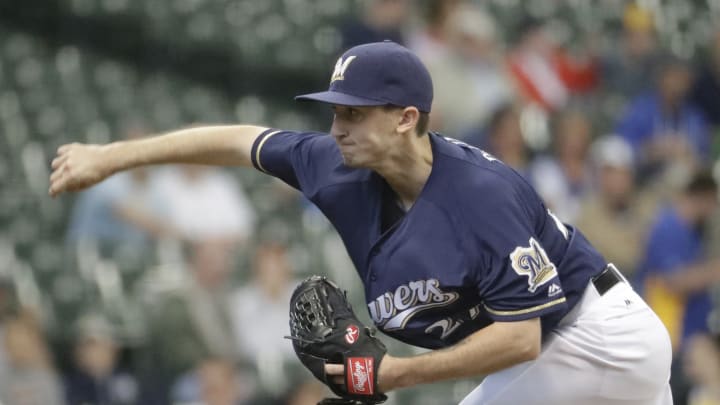 Brewers RHP Zach Davies has a no-hitter through 6 innings