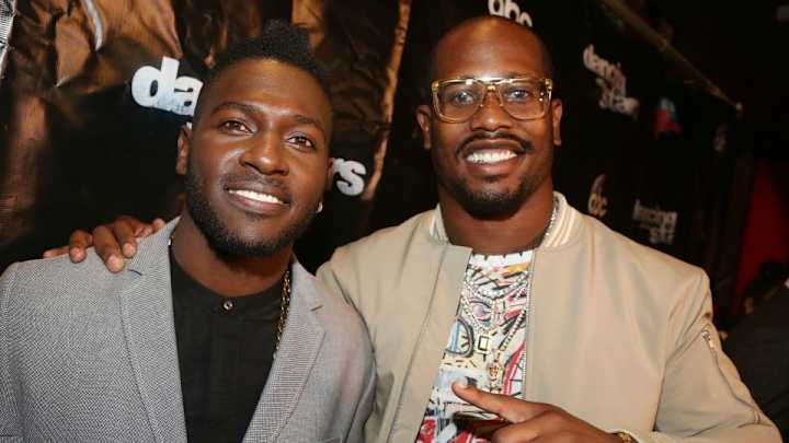 Von Miller, Antonio Brown trail Boyz II Men singer in DWTS odds Von Miller, Antonio Brown trail Boyz II Men singer in DWTS odds