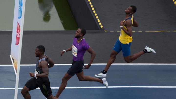 Justin Gatlin prepares to shut out distractions at Rio Games Justin Gatlin prepares to shut out distractions at Rio Games