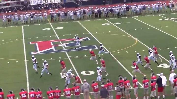 Watch: Female kicker levels returner with ferocious hit Watch: Female kicker levels returner with ferocious hit