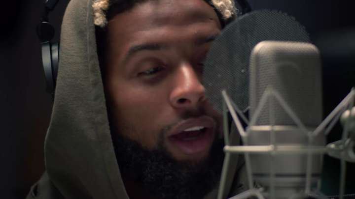Odell Beckham raps on surprisingly good track for coffee commercial