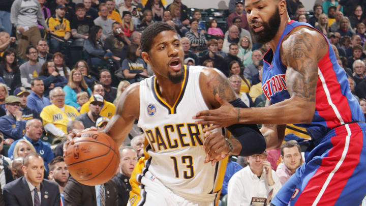 Watch: Paul George, Pistons’ Marcus Morris scuffle in Pacers’ victory