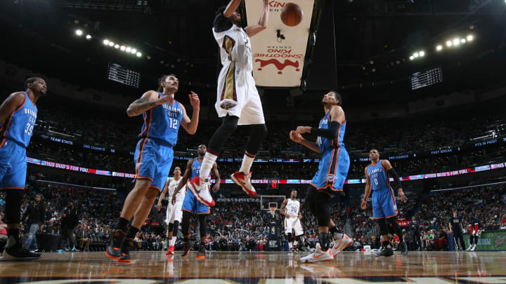 Davis, reserves lead Pelicans past Thunder, 123-119 Davis, reserves lead Pelicans past Thunder, 123-119