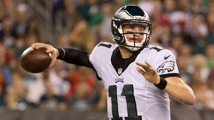 Eagles QB Carson Wentz (rib fracture) hopes to play again in preseason