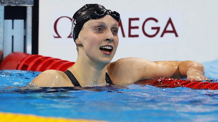 Katie Ledecky wins 800 meter freestyle, fourth Rio gold medal in world record time Katie Ledecky wins 800 meter freestyle, fourth Rio gold medal in world record time
