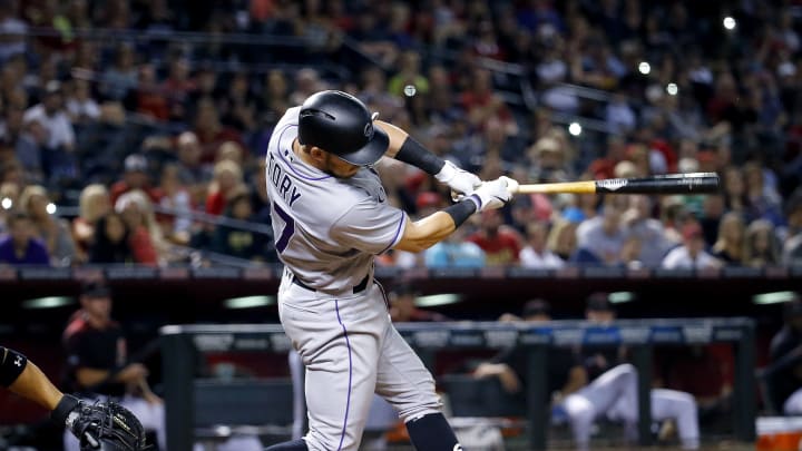 Story drives in three in Rockies' win over Diamondbacks