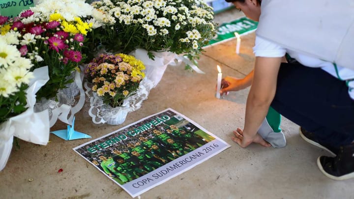 7. Tragedy strikes Brazilian club Chapecoense