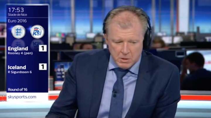 Watch: Analyst goes from optimistic to heartbroken after Iceland goal