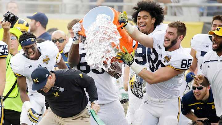 Rout of Florida provides exclamation point to Harbaugh's debut at Michigan