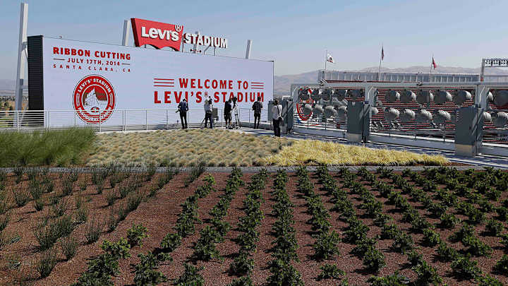 San Francisco 49ers go green with 'Faithful Farm' atop Levi’s Stadium San Francisco 49ers go green with 'Faithful Farm' atop Levi’s Stadium