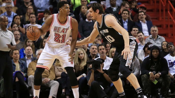 Hassan Whiteside suspended one game for elbowing Boban Marjanovic