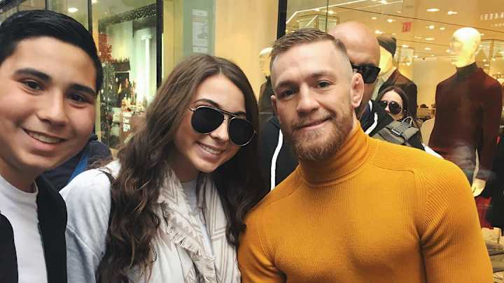 Conor McGregor cropped a fan out of a photo but she got the last laugh Conor McGregor cropped a fan out of a photo but she got the last laugh