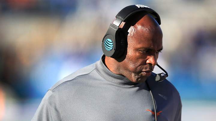 Questions swirling around Texas coach Strong's future