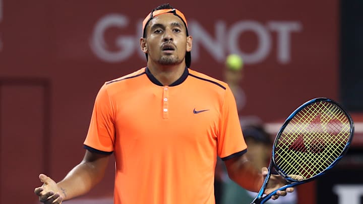 Fine, but not OK. Another Kyrgios outburst in the headlines Fine, but not OK. Another Kyrgios outburst in the headlines