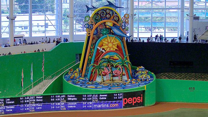 Noah Syndergaard isn’t a fan of the Marlins’ home run sculpture Noah Syndergaard isn’t a fan of the Marlins’ home run sculpture