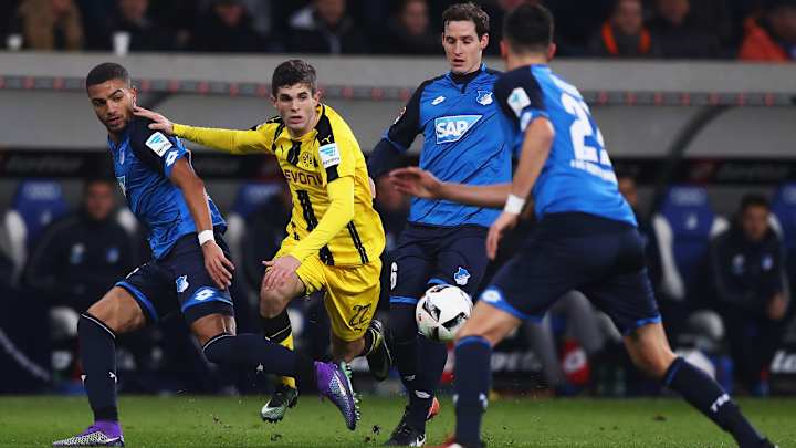 Hoffenheim remains unbeaten, draws 10-man Dortmund 2-2 Hoffenheim remains unbeaten, draws 10-man Dortmund 2-2