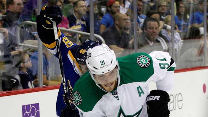 Stars' Seguin had strained left calf after cut to Achilles