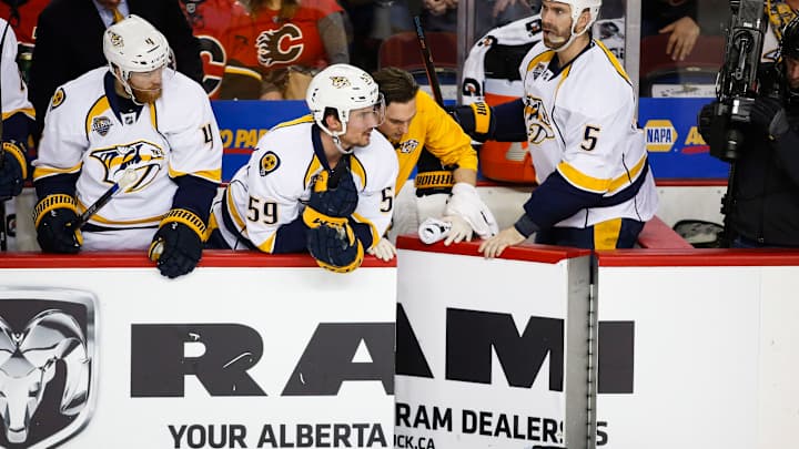 NHL suspends Wideman 20 games for abuse of official