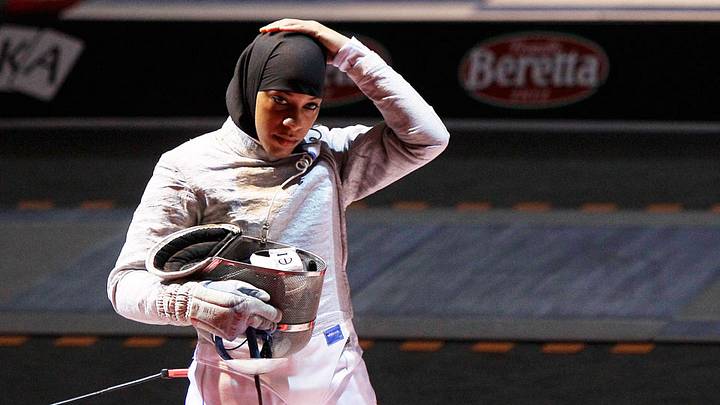 Ibtihaj Muhammad to be first U.S. Olympian to compete in a hijab Ibtihaj Muhammad to be first U.S. Olympian to compete in a hijab