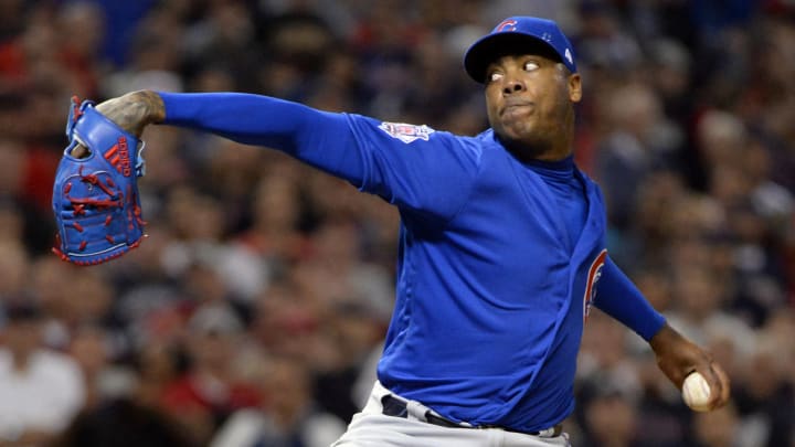 Joe Maddon defends decision to use Aroldis Chapman with five-run lead