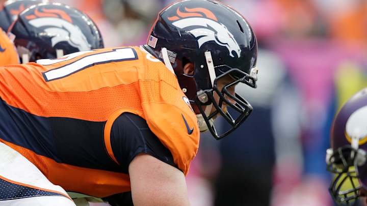 Paradis has been the one constant in Broncos' fluid O-line