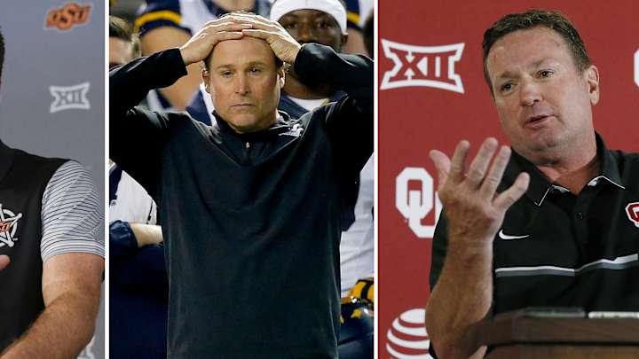 No top-10 team for Big 12 with No. 12 Oklahoma atop league