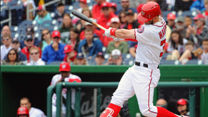 Watch: Bryce Harper ties game with pinch-hit homer