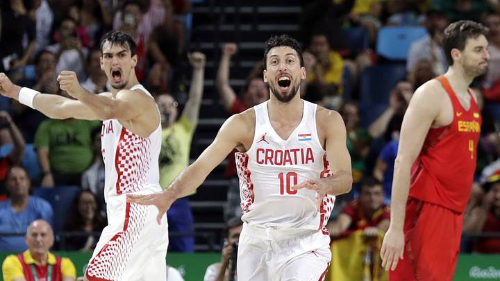 Croatia upsets Spain 72-70 as Saric blocks Gasol's last shot Croatia upsets Spain 72-70 as Saric blocks Gasol's last shot