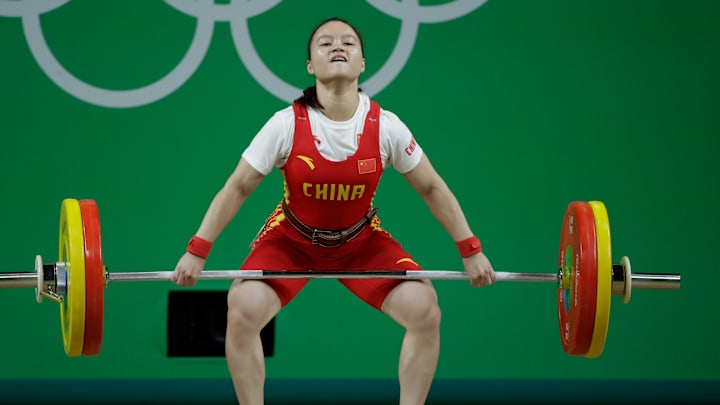Hsu Shu-Ching gets gold in women's weightlifting 53-kg class Hsu Shu-Ching gets gold in women's weightlifting 53-kg class