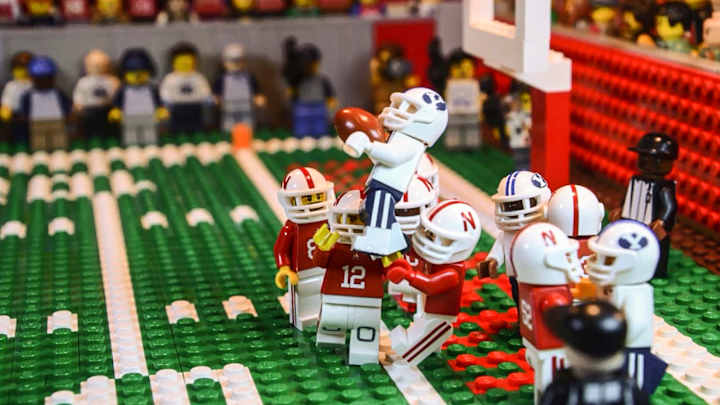 Idaho man uses Legos to re-create college football big plays