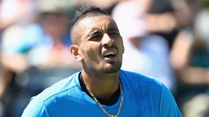 Watch: Nick Kyrgios curses at umpire, threatens to quit match